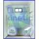 SLIDING SHOWER DOOR DOUBLE ROLLER 2,03 X 1.875 M, IVORY PAINT FINISH