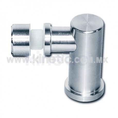 STAINLESS STEEL SUPPORT ANGLE WITH BUTTON HEAD DIAMETER 25MM.X13MM