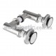 STAINLESS STEEL SUPPORT ANGLE DOUBLE FIN 12.7 MM WITH 1/2 ROUTULE