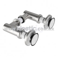 STAINLESS STEEL SUPPORT ANGLE DOUBLE FIN 12.7 MM WITH 1/2 ROUTULE