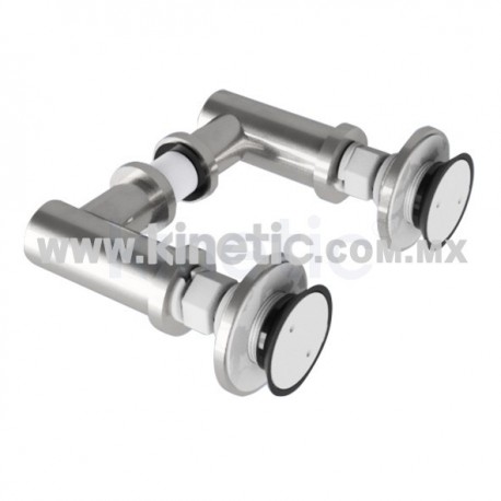 STAINLESS STEEL SUPPORT ANGLE DOUBLE FIN 12.7 MM WITH 1/2 ROUTULE