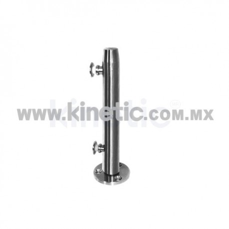 STAINLESS STEEL POST WITH BUTTON HEADS 41 x 450 MM AND 9.5 MM BASE
