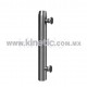 STAINLESS STEEL POST 41 x 450 MM WITH BUTTON HEADS