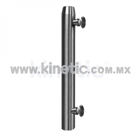 STAINLESS STEEL POST 41 x 750 MM WITH BUTTON HEADS
