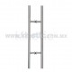 MANIJA DE TUBO ACERO INOX. REFORZADA 25 X 500 MM (CENTROS 300)