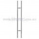 MANIJA DE TUBO ACERO INOX. REFORZADA 25 X 1500 MM (CENTROS 1000)