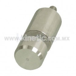 STAINLESS STEEL GLASS STANDOFF 32 X 44 MM WITH BUTTON END