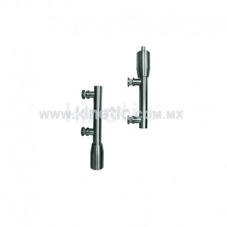 STAINLESS STEEL PIVOT POLE TO FLOOR & CEILING 2 PIECES (GERMAN DORMA)