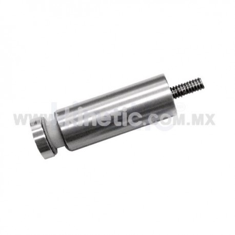 ESPACIADOR INOX. 19 X 50 MM C/CHAPETON Y BIRLO 1/4