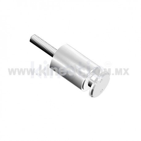 ESPACIADOR ALUMINIO DE 32X25MM C/CHAPETON TIPO NARIZ