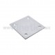 PLACA CUADRADA ALUMINIO 163 X 163 MM (PARA TORNILLO 3/8
