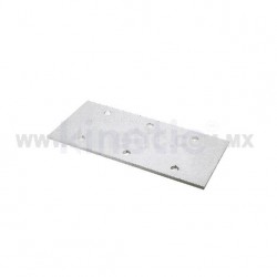 PLACA DE EXTENSIÃ®N 352MM EN ALUMINIO CON 3 BARRENOS PARA ALETA DE 458MM PARA TORNILLO 3/8