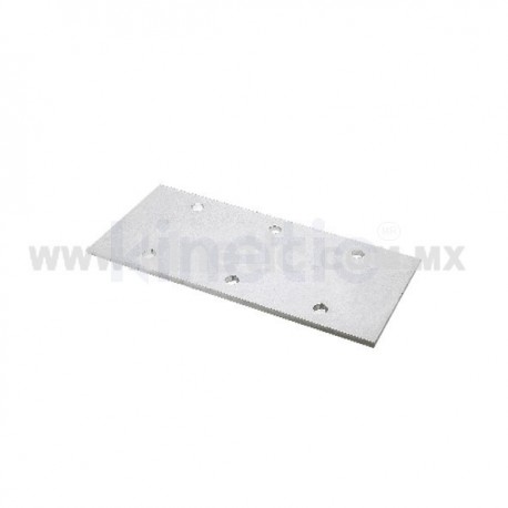 PLACA DE EXTENSIÃ®N 352MM EN ALUMINIO CON 3 BARRENOS PARA ALETA DE 458MM PARA TORNILLO 3/8