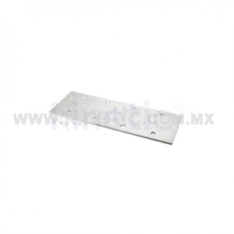 PLACA DE EXTENSIÓN 458 MM EN ALUMINIO CON 4 BARRENOS PARA ALETA DE 564 MM PARA TORNILLO 3/8