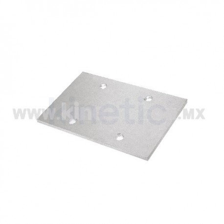 PLACA DE EXTENSIÓN 246MM EN ALUMINIO CON 2 BARRENOS PARA ALETA DE 352MM PARA TORNILLO 3/8