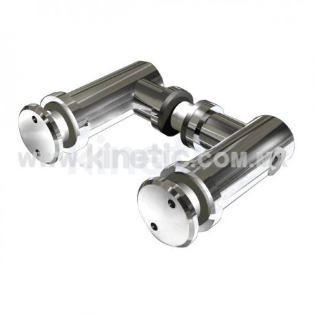 STAINLESS STEEL SUPPORT ANGLE DOUBLE FIN 12.7 MM WITH BUTTON HEAD 32 MM DIAMETER