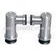 STAINLESS STEEL SUPPORT ANGLE DOUBLE FIN 12.7 MM