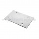 ALUMINUM EXTENSION PLATE 194 MM 2 HOLES, FOR 300 MM FIN