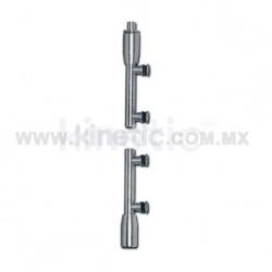 PIVOTE BARRA ACERO INOXIDABLE 2 PZS. A CERRAMIENTO (RYOBI)