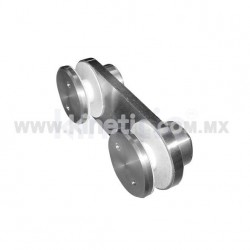 SOPORTE AC. INOX. 180° C/CHAPETON