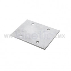 PLACA EXTENSION ALUMINIO 169 MM, 2 BARR, PARA ALETA 250 MM