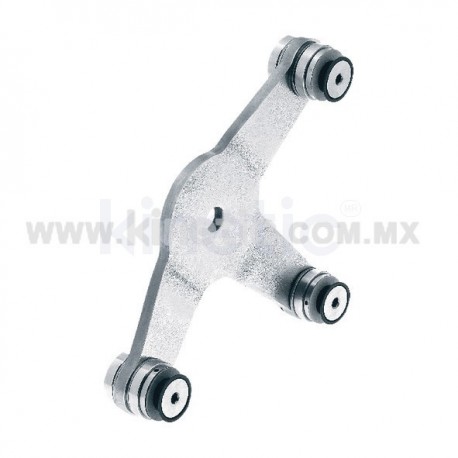 ARAÑA ACERO INOXIDABLE 170 MM 3 BR CON COJIN