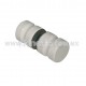 DOOR KNOB 32MM DIAMETER WHITE FINISH