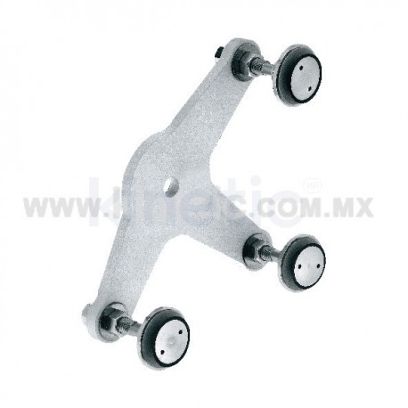 ALUMINUM SPIDER FITTING 170MM 3 WAY, WITH 1/2