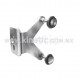 STAINLESS STEEL FIN SPIDER FITTING 170MM 2 WAY WITH 1/2
