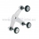 ALUMINUM SPIDER FITTING 128MM 3 WAY, WITH 1/2