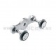 STAINLESS STEEL FITTING 128MM 2 WAY, STRAIGHT, WITH 1/2