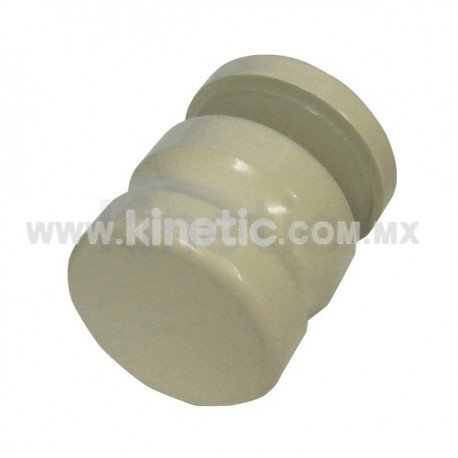BOTON DE 25MM DE DIAMETRO SENCILLO, ACABADO HUESO