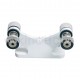 ALUMINUM INTERIOR SPIDER FITTING 128MM 2 WAY FOR FIN MOUNT WITH ALLEN BOLT