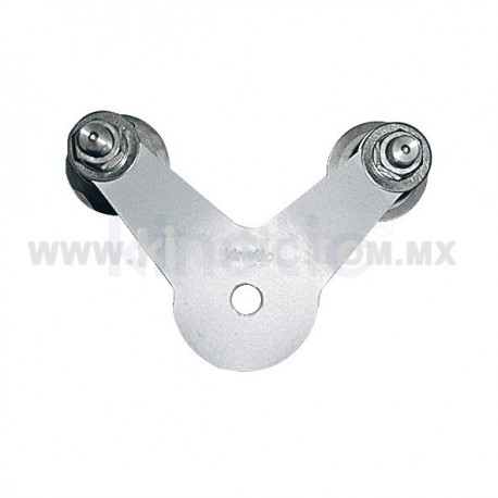 ALUMINUM INTERIOR SPIDER FITTING 128MM 2 WAY WITH 1/2