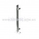 ALUMINUM HANDRAIL 850MM WITH OPENING AND SINGLE ADJUSTABLE STAINLESS STEEL SUPPORT (RIGHT)