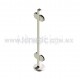 BARANDAL ACERO INOXIDABLE 855 MM TUBO CUADRADO CON CLAMP DOBLE