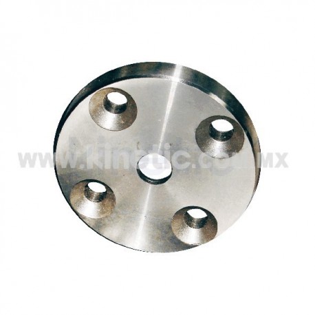 BASE INOXIDABLE 4TORN.PARA SOPORTE EN ANGULO