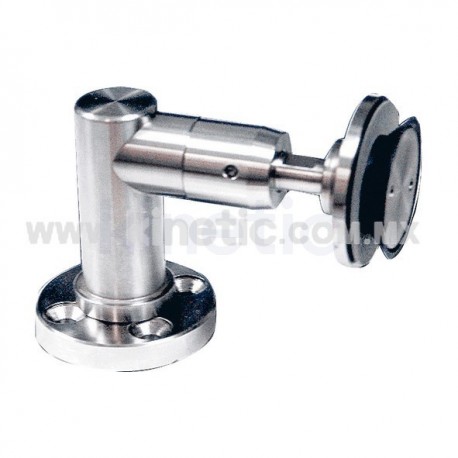 SOPORTE EN ANGULO INOXIDABLE CON ROTULA VASTAGO1/2 RIGIDIZADOR Y BASE