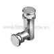 SOPORTE EN ANGULO INOX.CRISTAL-CRISTAL 90°  C/CHAPETON DE 32MM