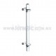 STAINLESS STEEL POST 41 X 750 MM WITH DOUBLE ANGLE SUPPORT