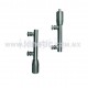 STAINLESS STEEL PIVOT POLE TO FLOOR & CEILING 2 PIECES WITH BUTTON HEAD (GERMAN DORMA)