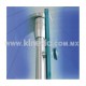 PIVOTE DE BARRA INOX. A CERR. 2.40 MTS. C/CHAP. (SPEEDY)