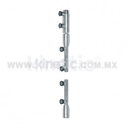 STAINLESS STEEL PIVOT POLE 2 PIECES TO LINTEL (GERMAN DORMA)
