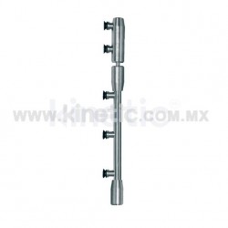 STAINLESS STEEL PIVOT POLE TO LINTEL 2.10 M. (GERMAN DORMA)