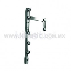 STAINLESS STEEL PIVOT POLE TO LINTEL 2.10 M WITH SIDE PLATE (MAB)