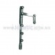 PIVOTE BARRA ACERO INOXIDABLE A DINTEL 2.10 MTS CON PLACA LAT. (DORMA ALEMAN)