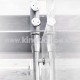 STAINLESS STEEL PIVOT POLE TO LINTEL 2.10 M. WITH BUTTON HEAD (RYOBI)