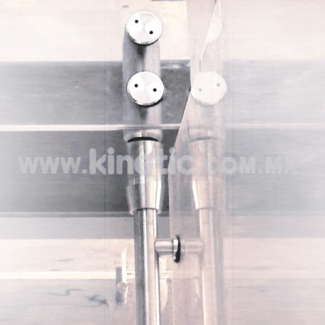 STAINLESS STEEL PIVOT POLE TO LINTEL 2.10 M. WITH BUTTON HEAD (SPEEDY)