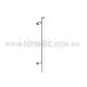 STAINLESS STEEL POST 41 X 750 MM WITH SINGLE STAINLESS STEEL ANGLE SUPPORT