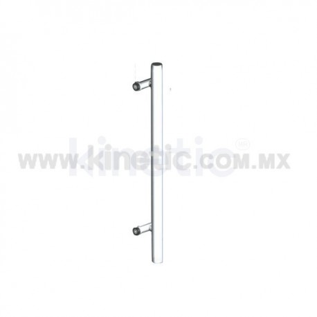 STAINLESS STEEL POST 41 X 750 MM WITH SINGLE STAINLESS STEEL ANGLE SUPPORT
